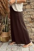 Pure Cotton Santos Quinn Culotte Pant Coffee Bean -